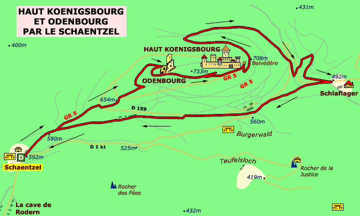 randonnee pedestre haut koenigsbourg